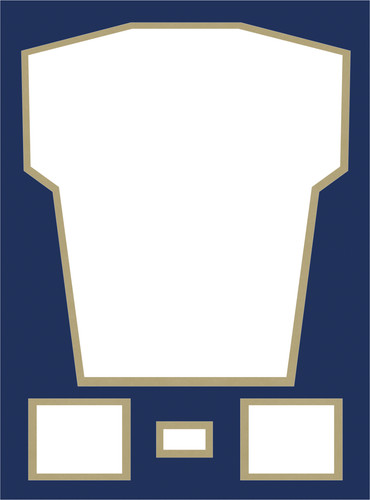 Navy cream jersey display - cream,