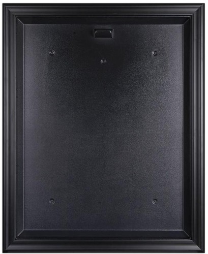 Black framed wall - framed, mounted