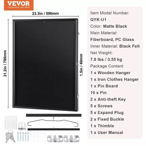 Vevor jersey display frame - jersey,