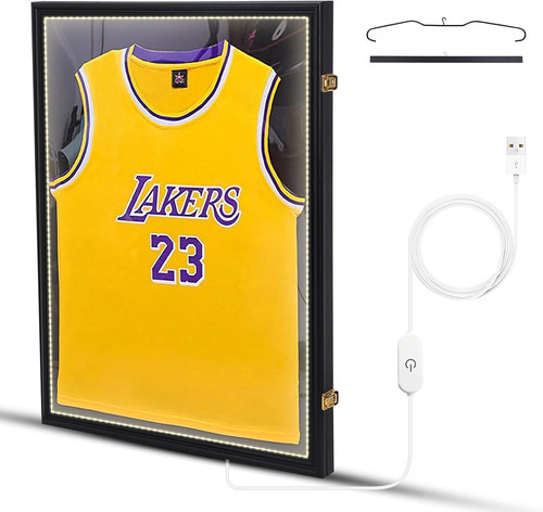 Led jersey display case - jersey,