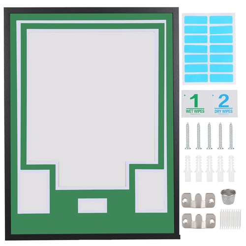 Green white jersey display - green,