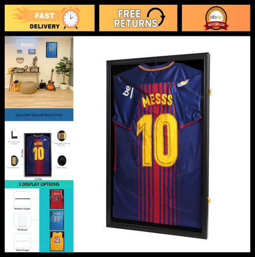 Lockable jersey display - case,