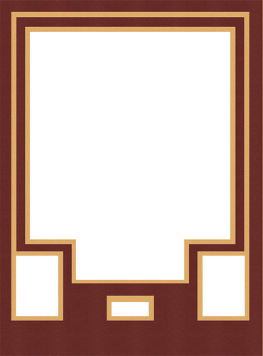 Maroon gold jersey display - gold,